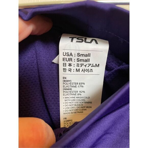 🔴 NWT TSLA Women's Athletic Skort Purple Tennis Skirt size S - Picture 7 of 12